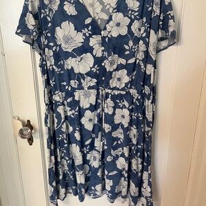 MUST GO GAP Chambray colored dress
